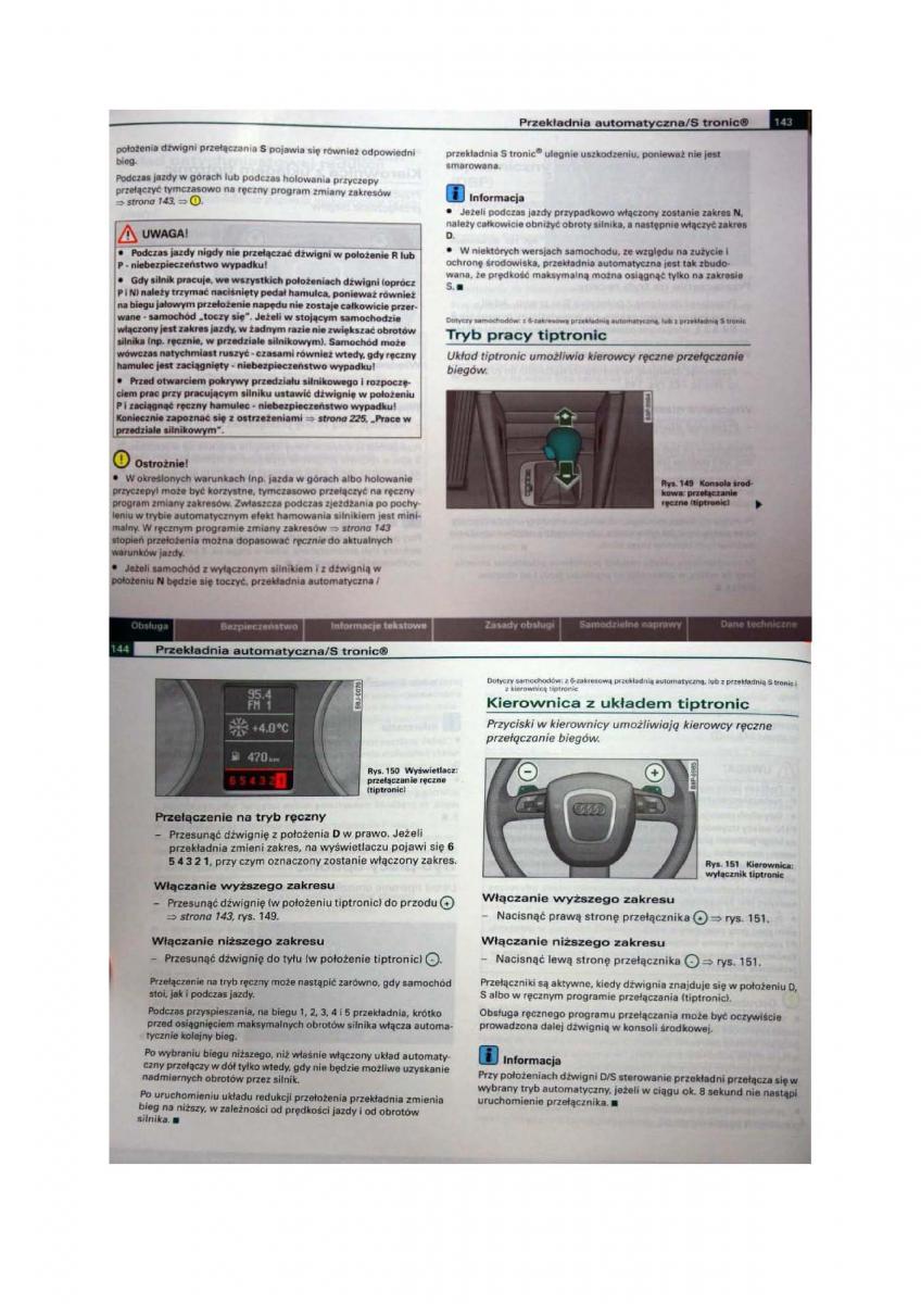 Audi A3 II 2 8P instrukcja obslugi / page 72