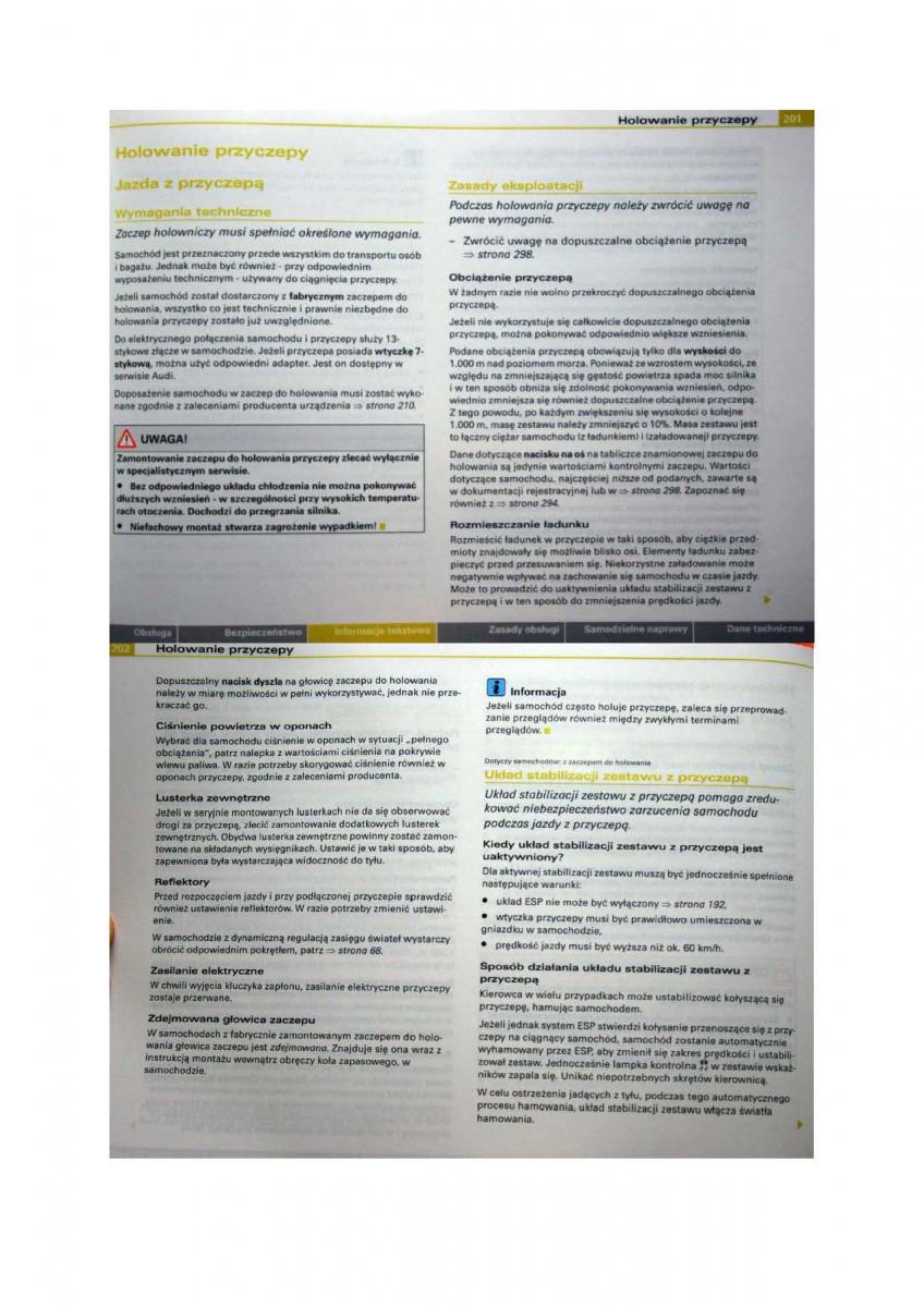 Audi A3 II 2 8P instrukcja obslugi / page 101