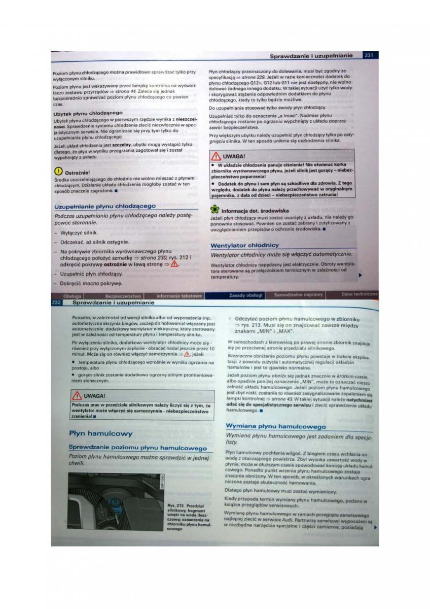 Audi A3 II 2 8P instrukcja obslugi / page 116
