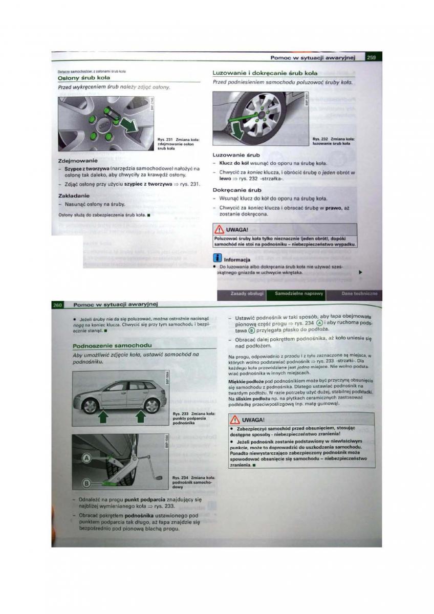 Audi A3 II 2 8P instrukcja obslugi / page 130