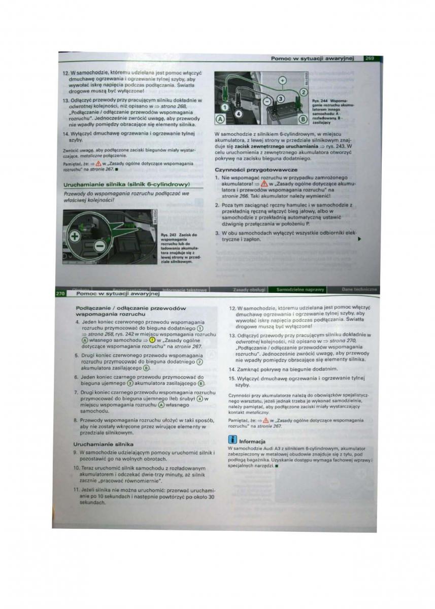 Audi A3 II 2 8P instrukcja obslugi / page 135