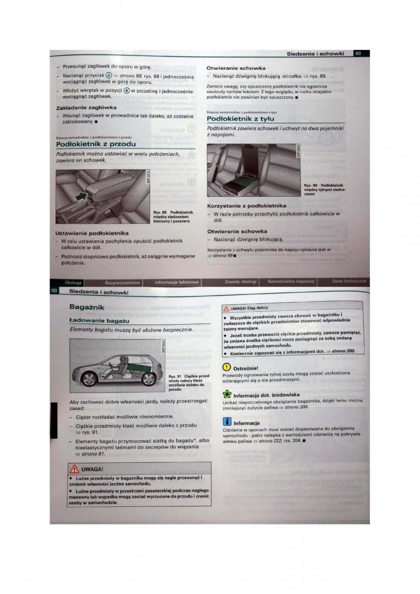 Audi A3 II 2 8P instrukcja obslugi / page 45