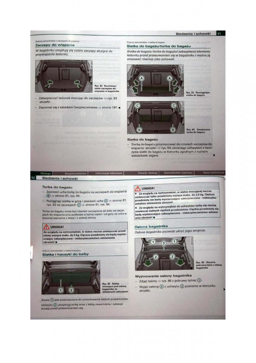 Audi A3 II 2 8P instrukcja obslugi / page 46