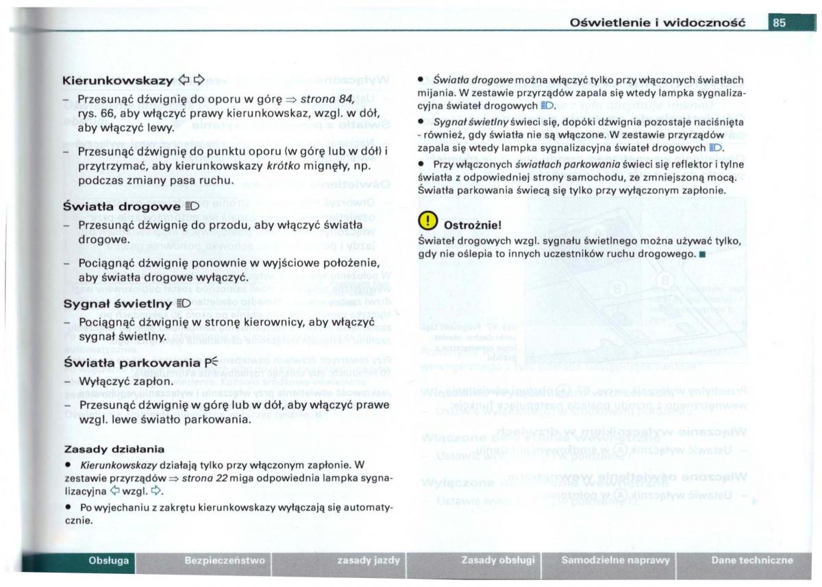 Audi A6 C5 instrukcja obslugi / page 82