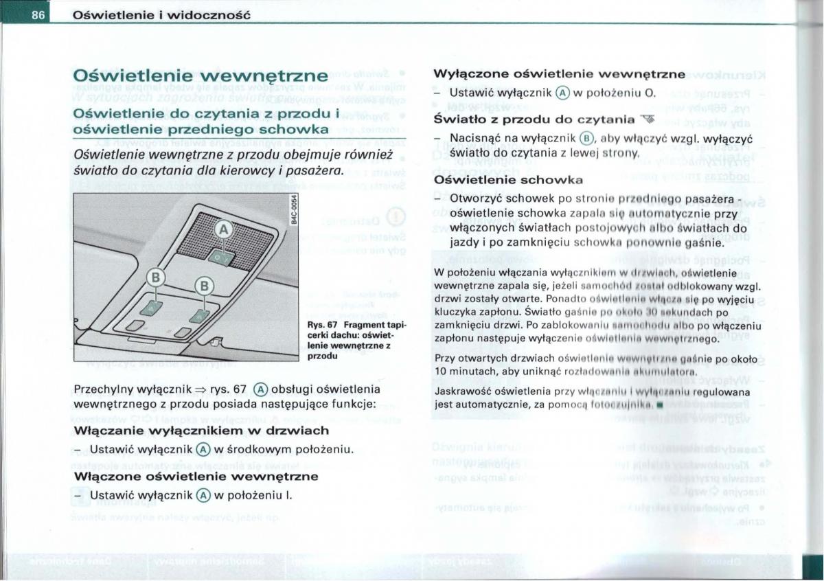 Audi A6 C5 instrukcja obslugi / page 83