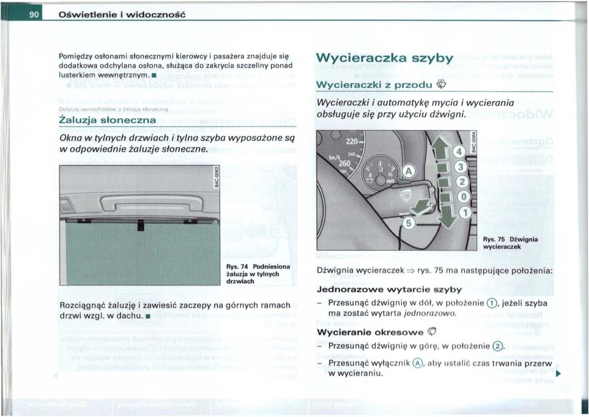 Audi A6 C5 instrukcja obslugi / page 87