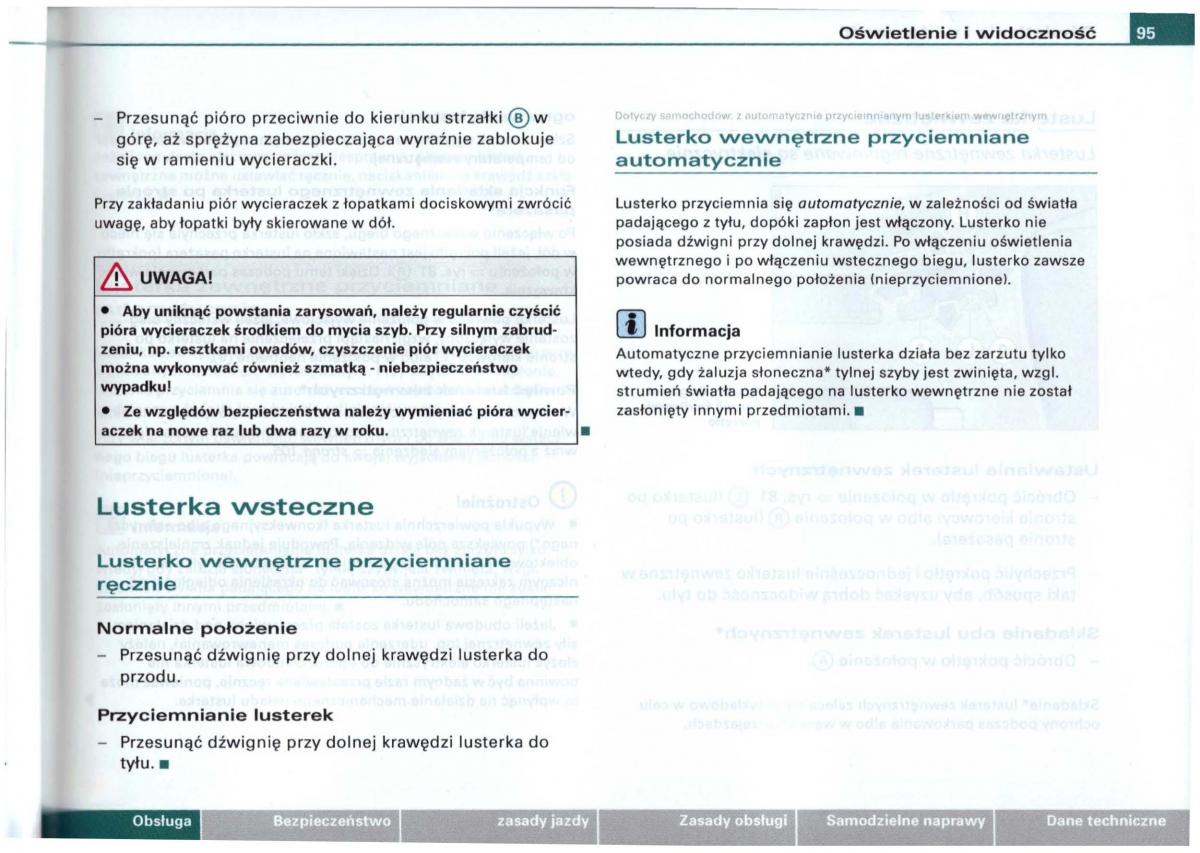 Audi A6 C5 instrukcja obslugi / page 92