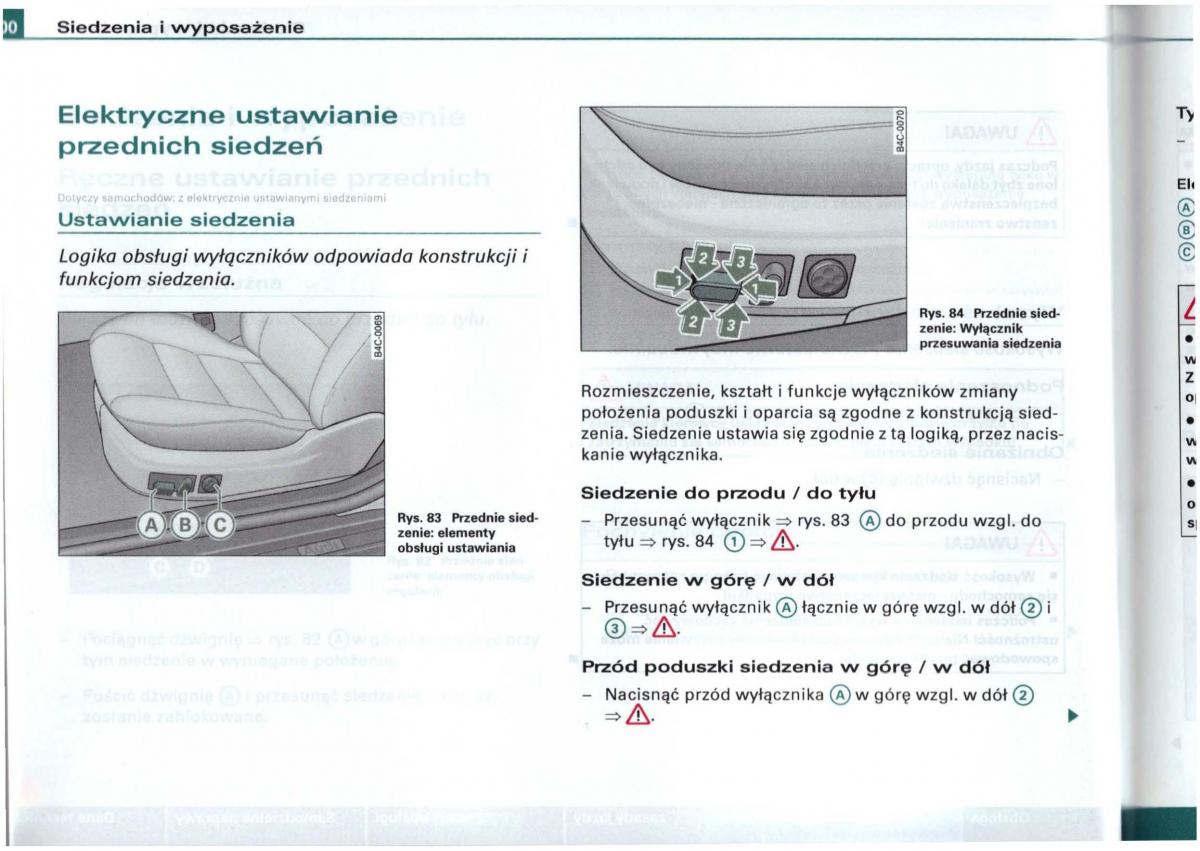 Audi A6 C5 instrukcja obslugi / page 97