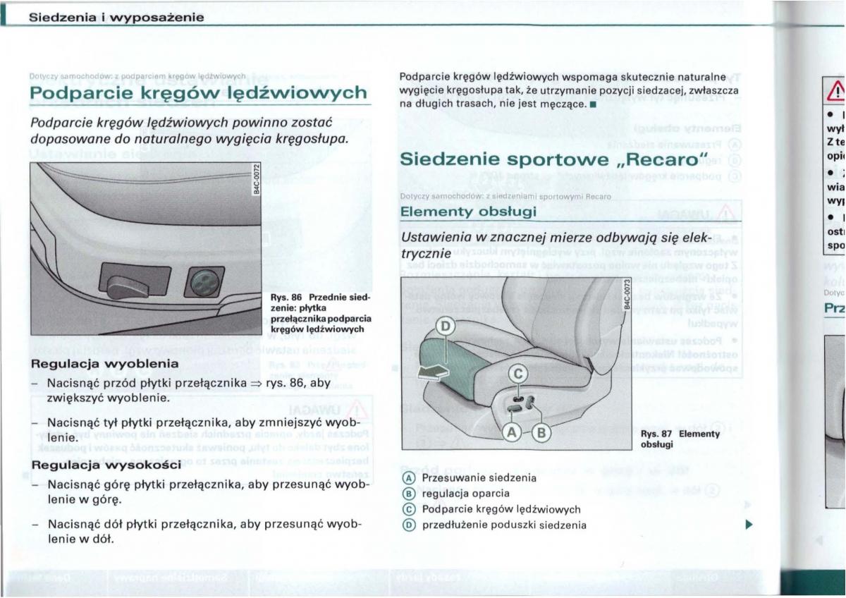 Audi A6 C5 instrukcja obslugi / page 99