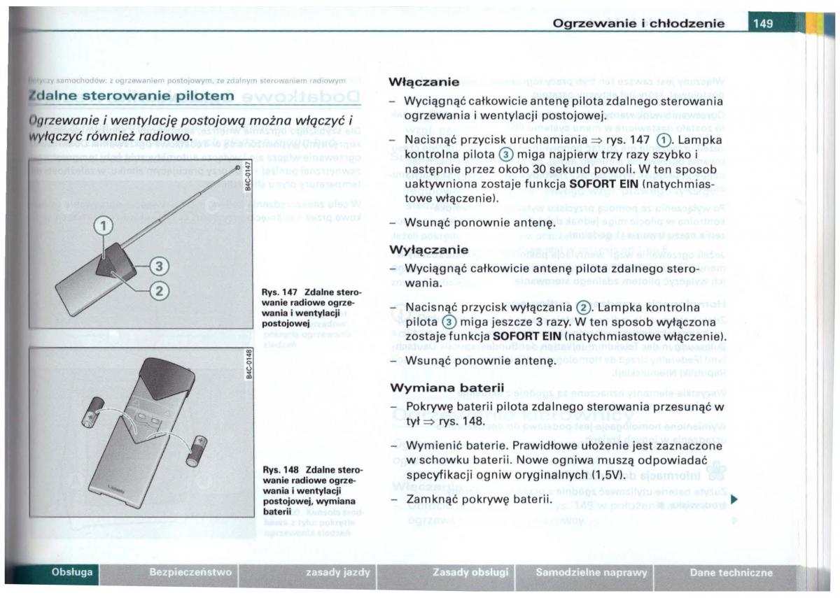 Audi A6 C5 instrukcja obslugi / page 146