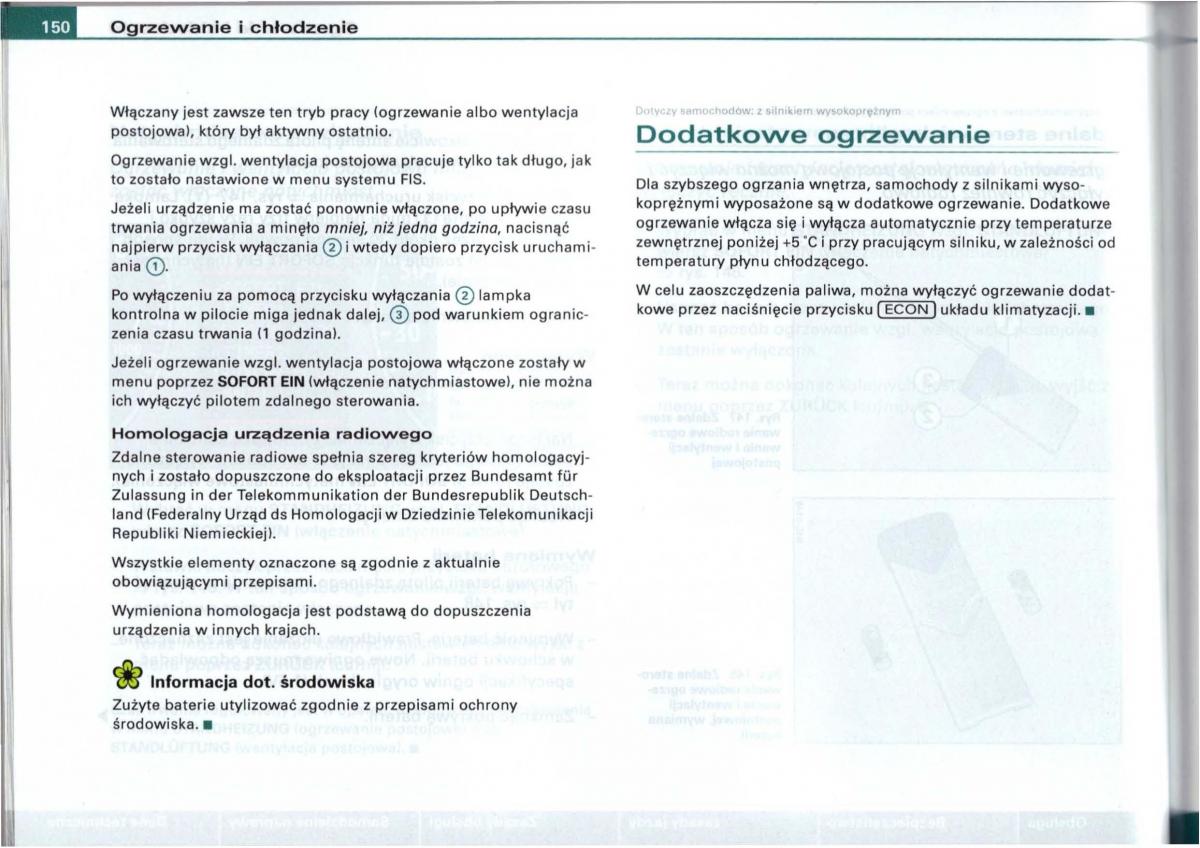 Audi A6 C5 instrukcja obslugi / page 147