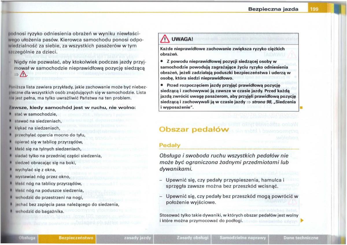 Audi A6 C5 instrukcja obslugi / page 195