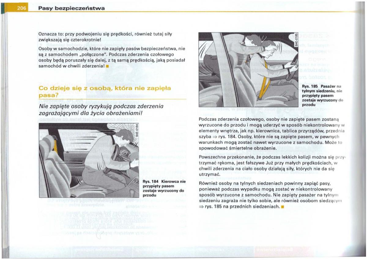 Audi A6 C5 instrukcja obslugi / page 202