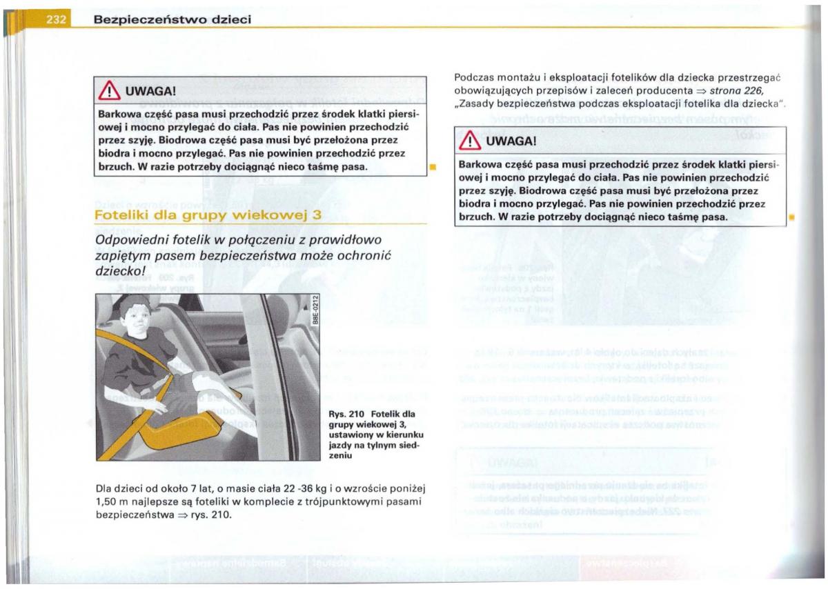 Audi A6 C5 instrukcja obslugi / page 228