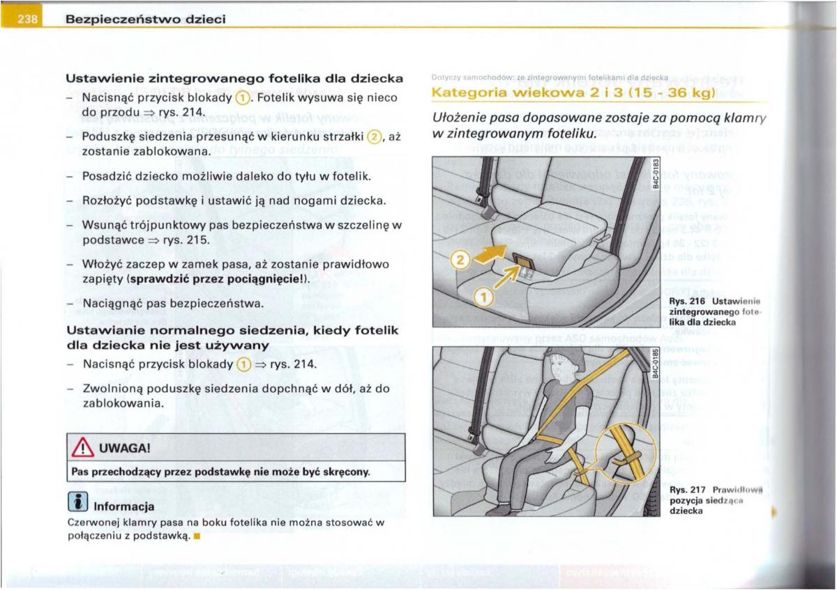 Audi A6 C5 instrukcja obslugi / page 235