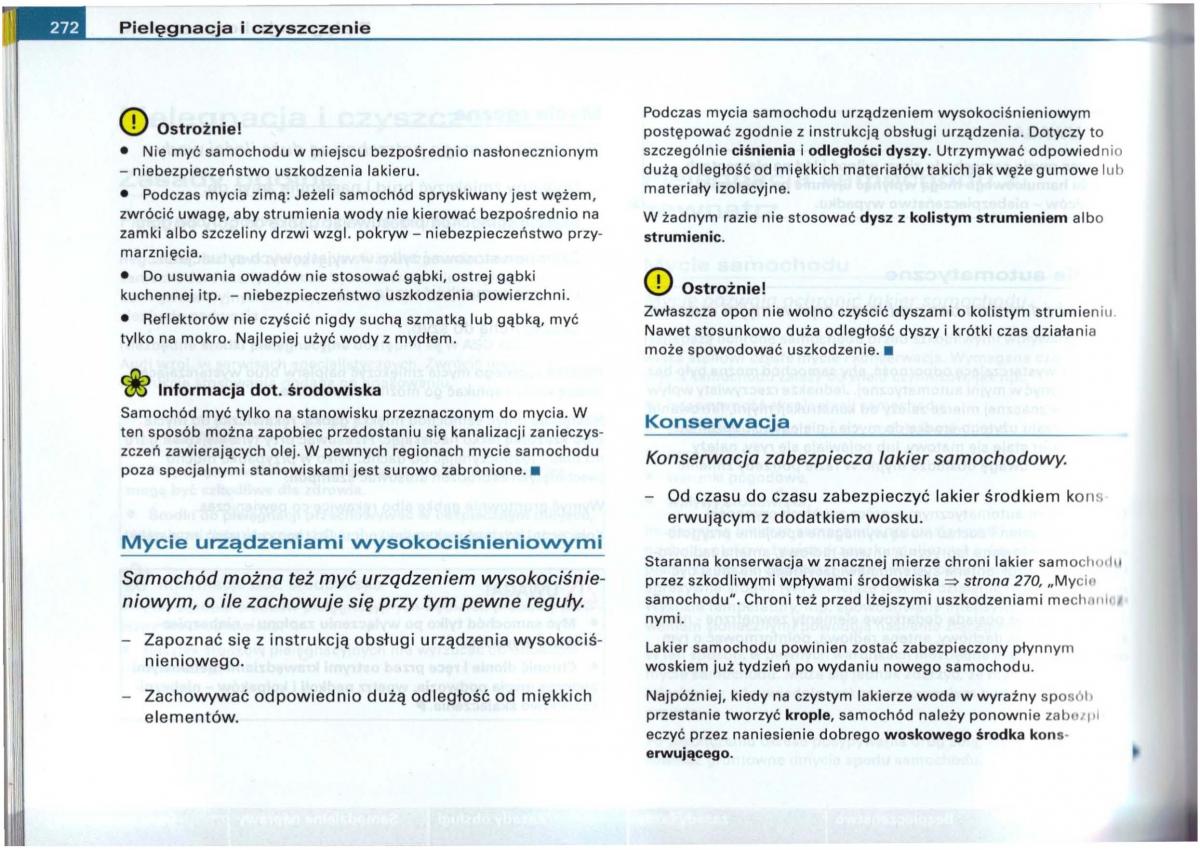 Audi A6 C5 instrukcja obslugi / page 266