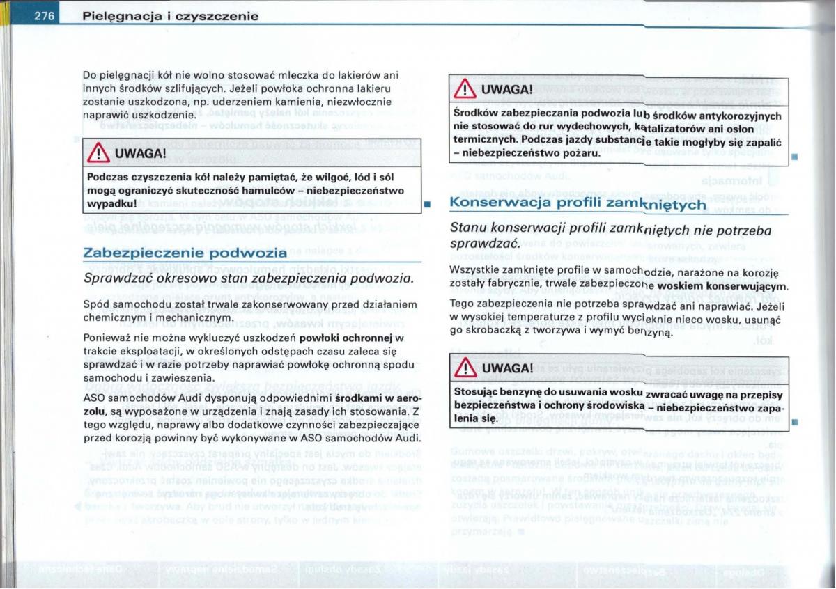 Audi A6 C5 instrukcja obslugi / page 270