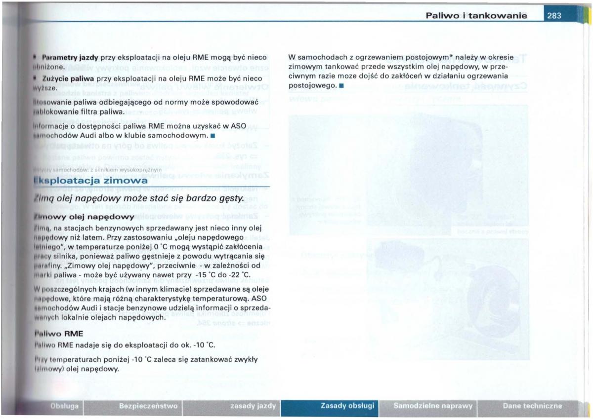 Audi A6 C5 instrukcja obslugi / page 277