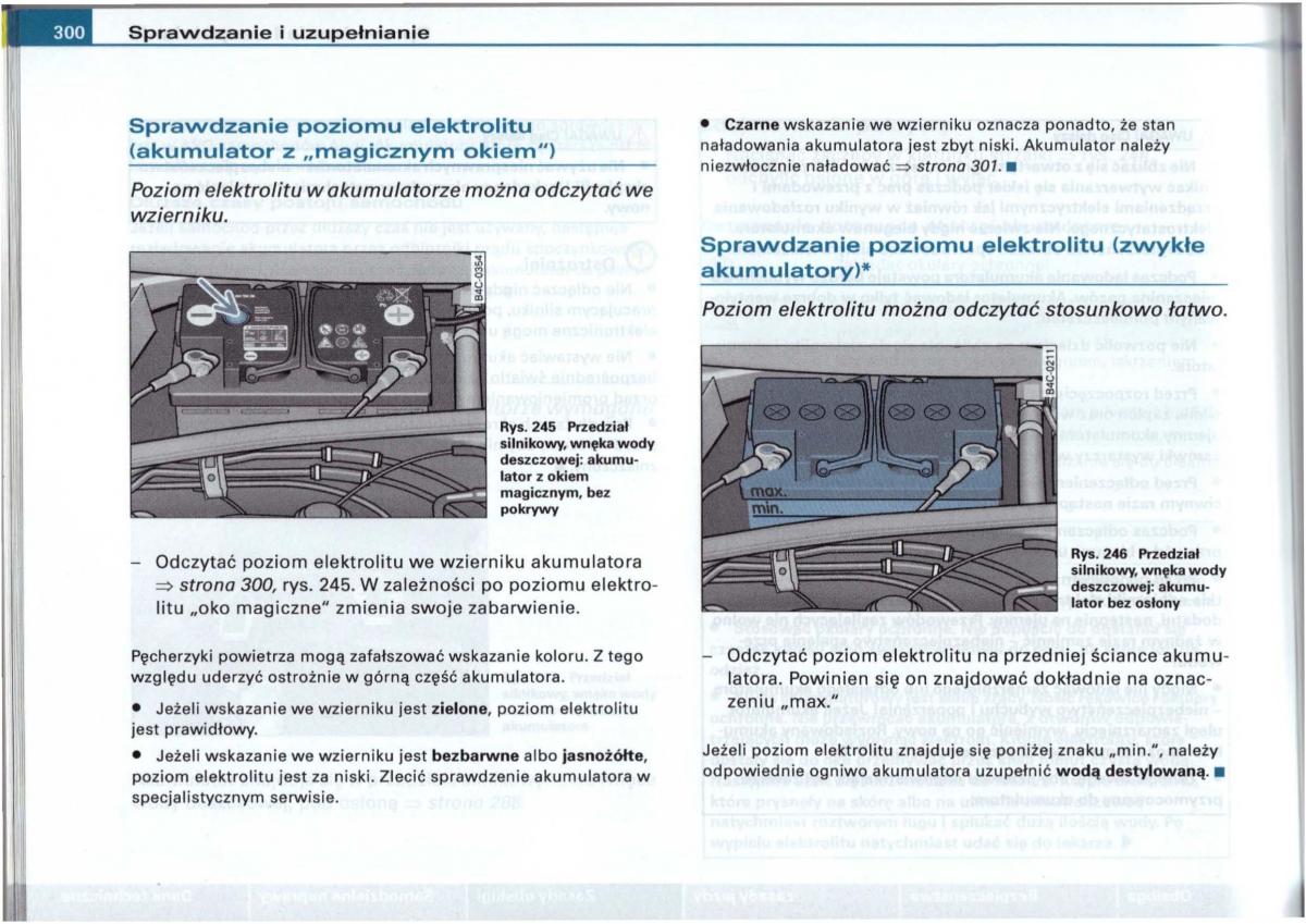 Audi A6 C5 instrukcja obslugi / page 294