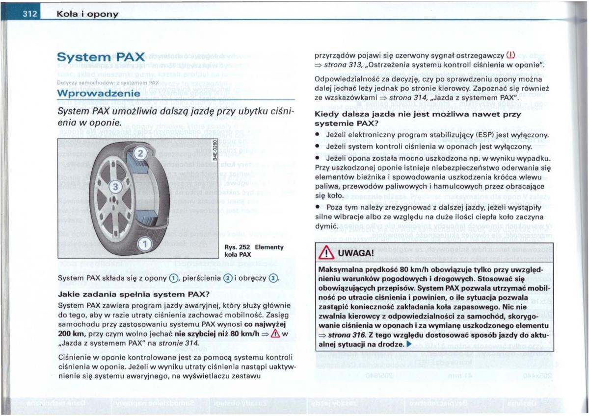 Audi A6 C5 instrukcja obslugi / page 306