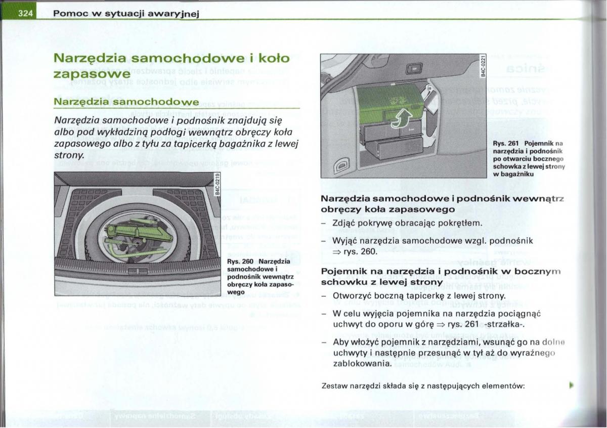 Audi A6 C5 instrukcja obslugi / page 315