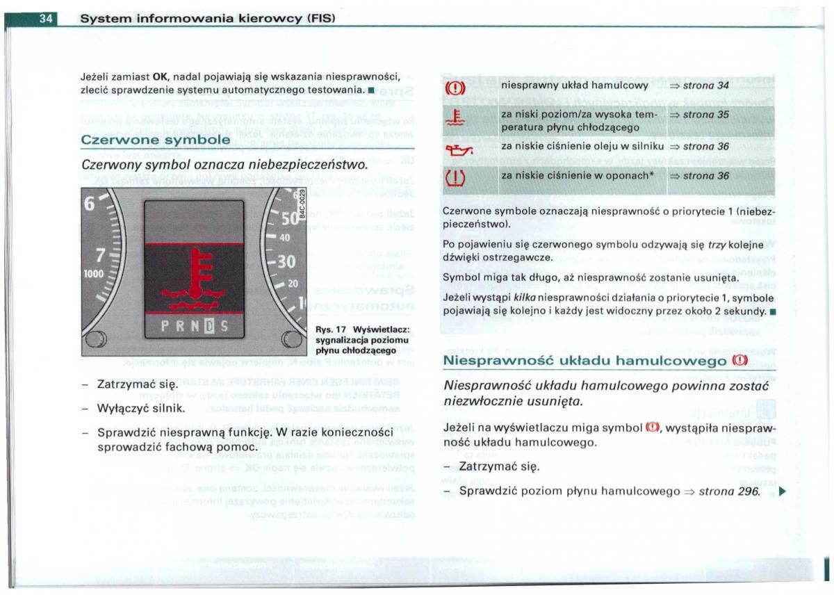 Audi A6 C5 instrukcja obslugi / page 32