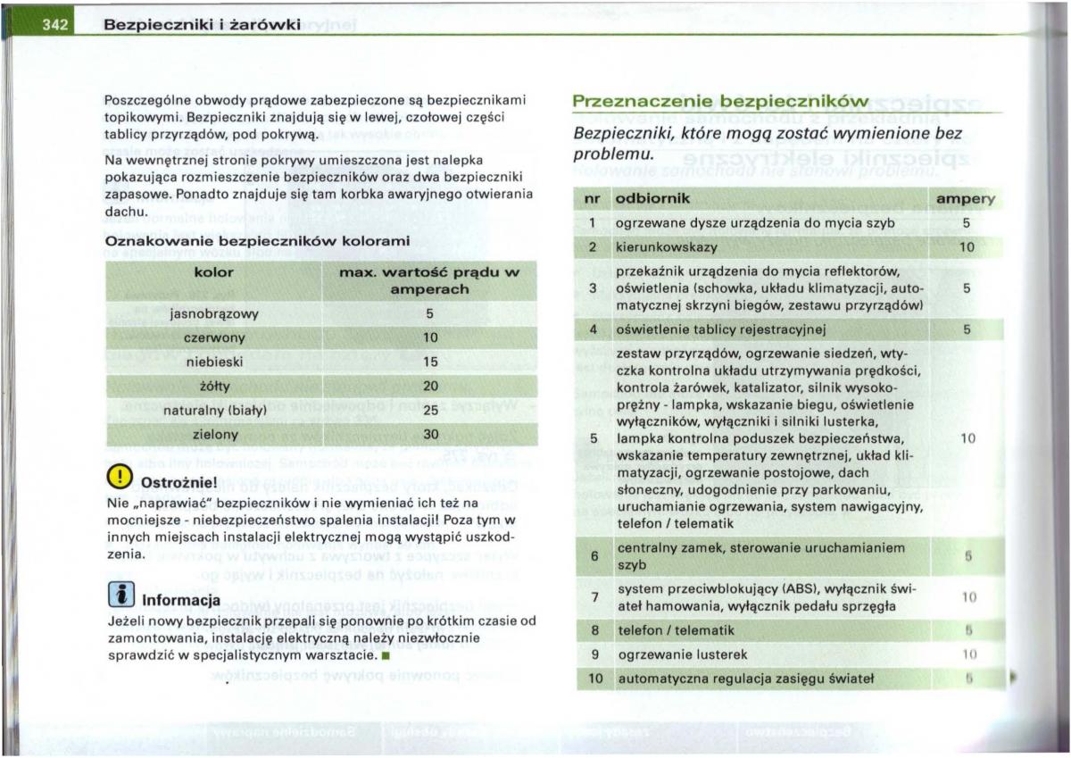 Audi A6 C5 instrukcja obslugi / page 333