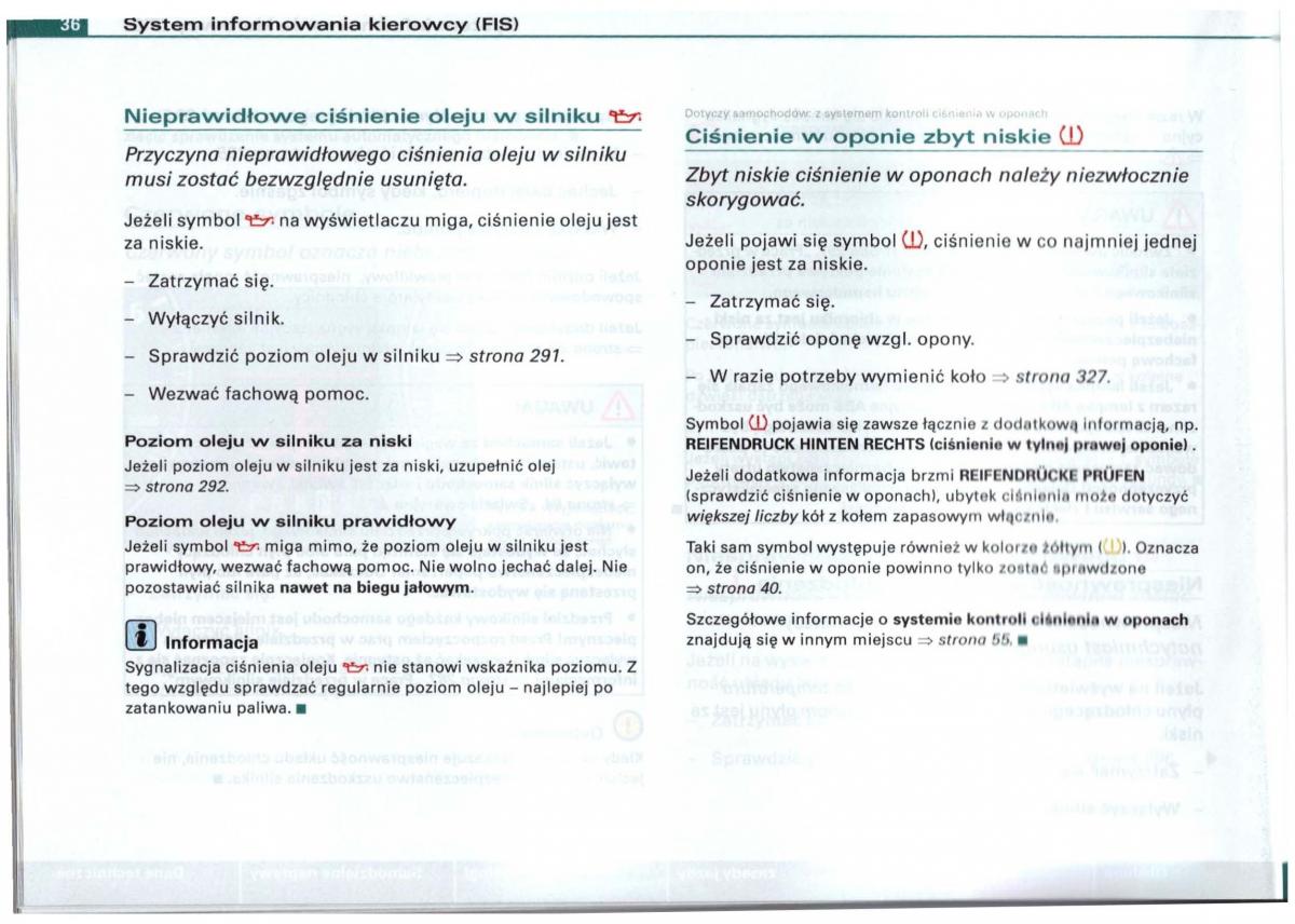 Audi A6 C5 instrukcja obslugi / page 34