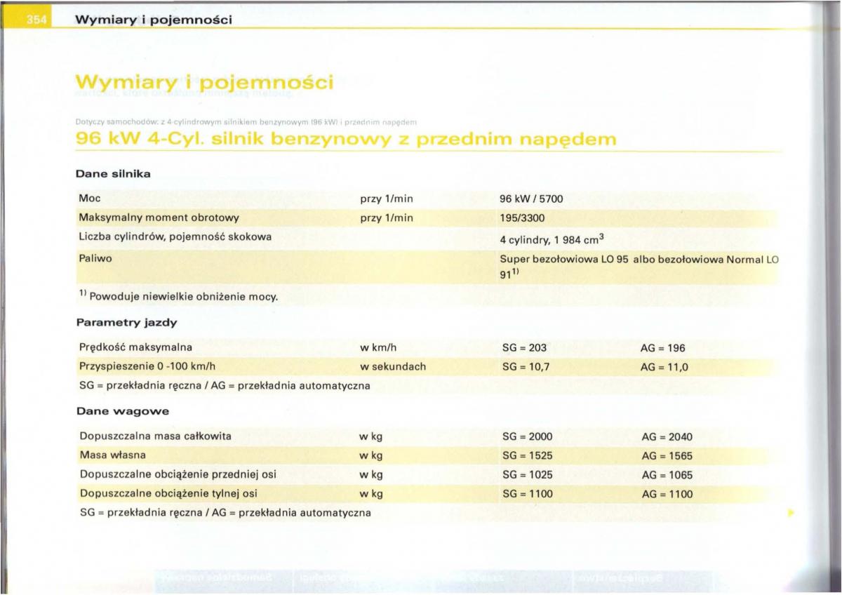 Audi A6 C5 instrukcja obslugi / page 342