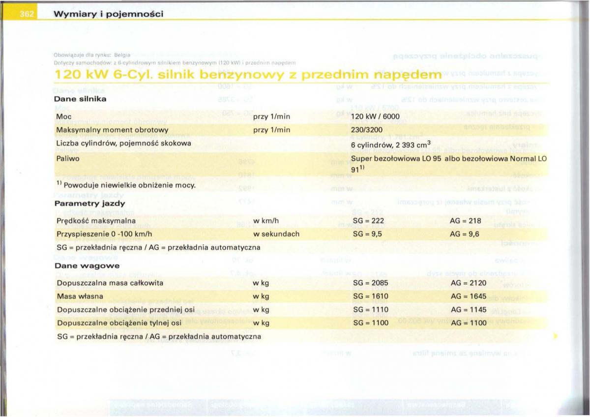 Audi A6 C5 instrukcja obslugi / page 350