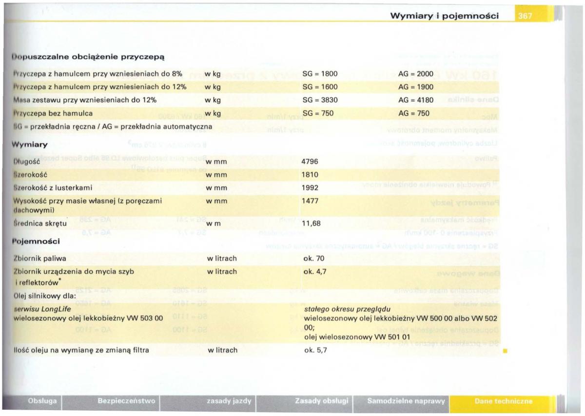 Audi A6 C5 instrukcja obslugi / page 355