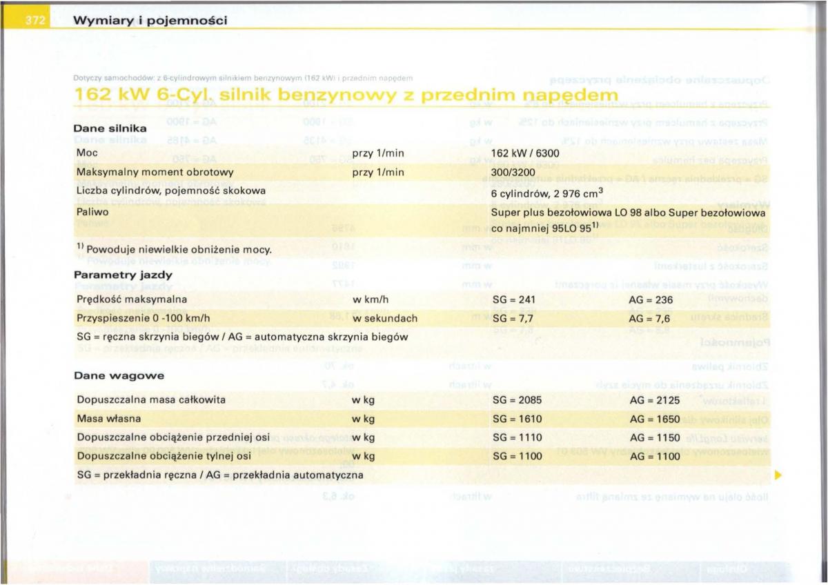 Audi A6 C5 instrukcja obslugi / page 360