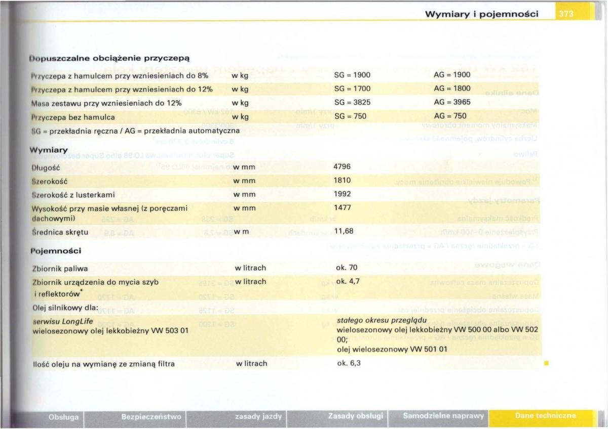 Audi A6 C5 instrukcja obslugi / page 361