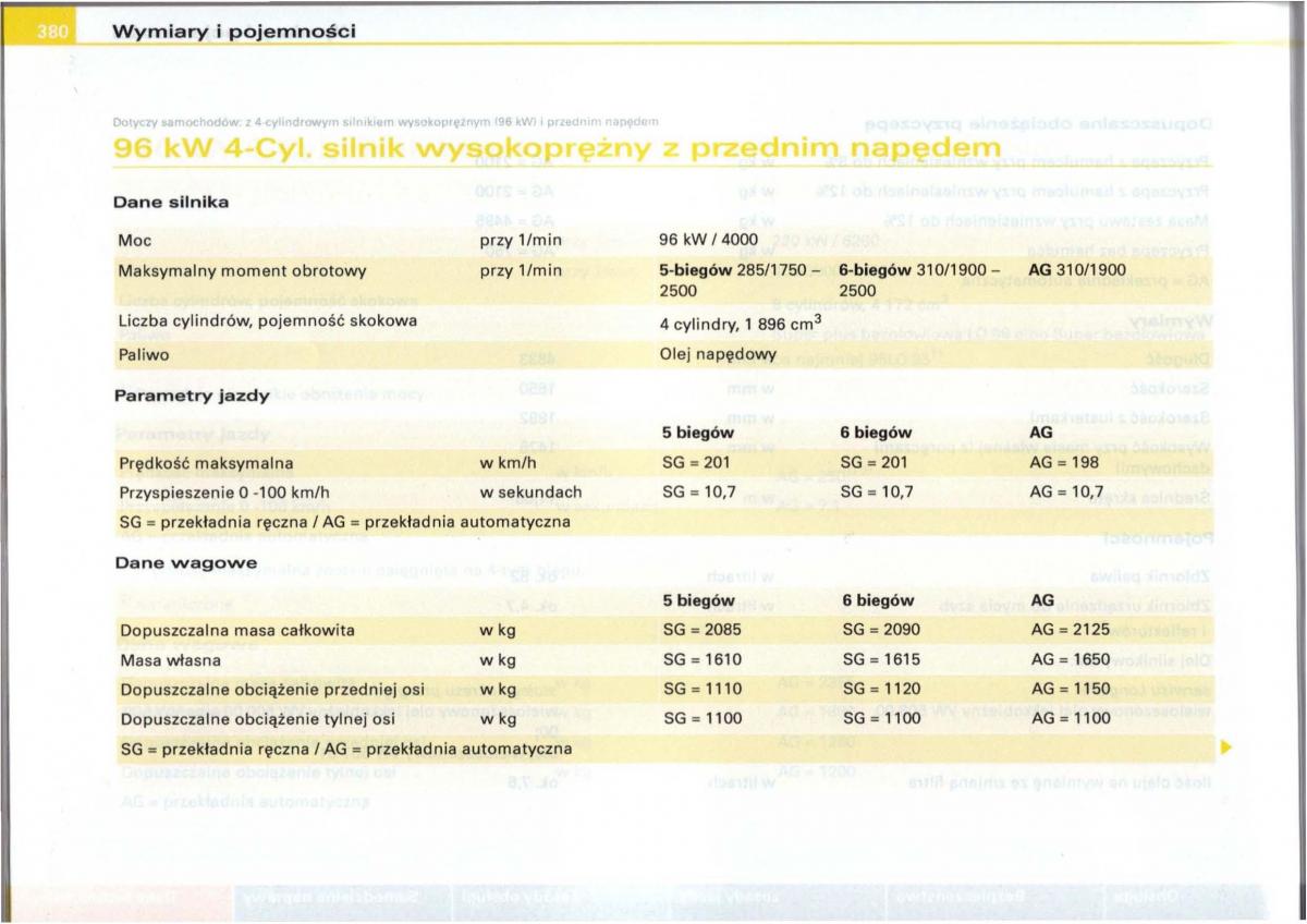 Audi A6 C5 instrukcja obslugi / page 368