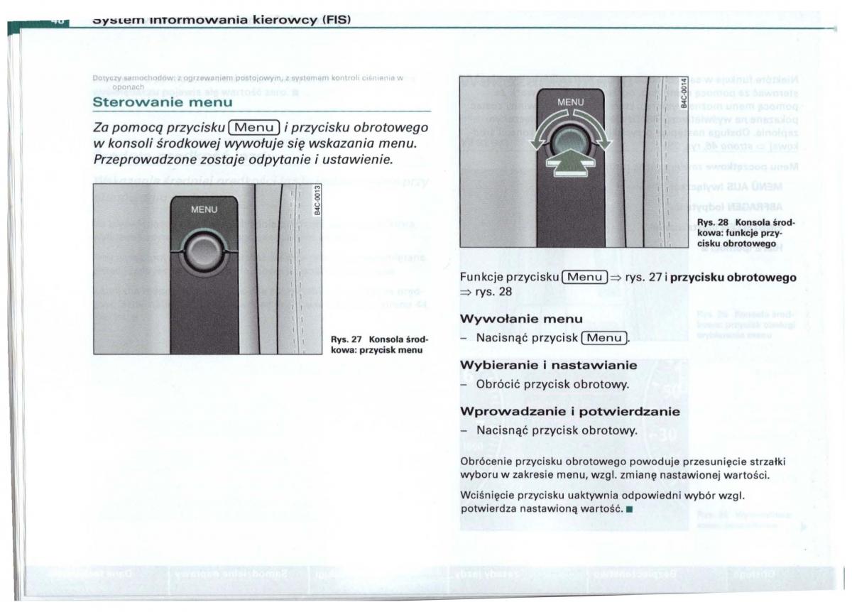 Audi A6 C5 instrukcja obslugi / page 45