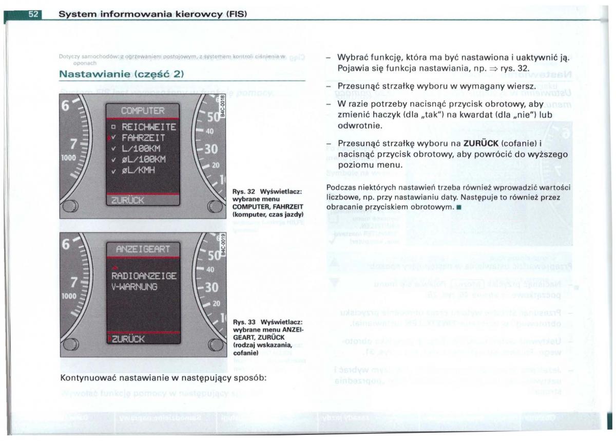 Audi A6 C5 instrukcja obslugi / page 49