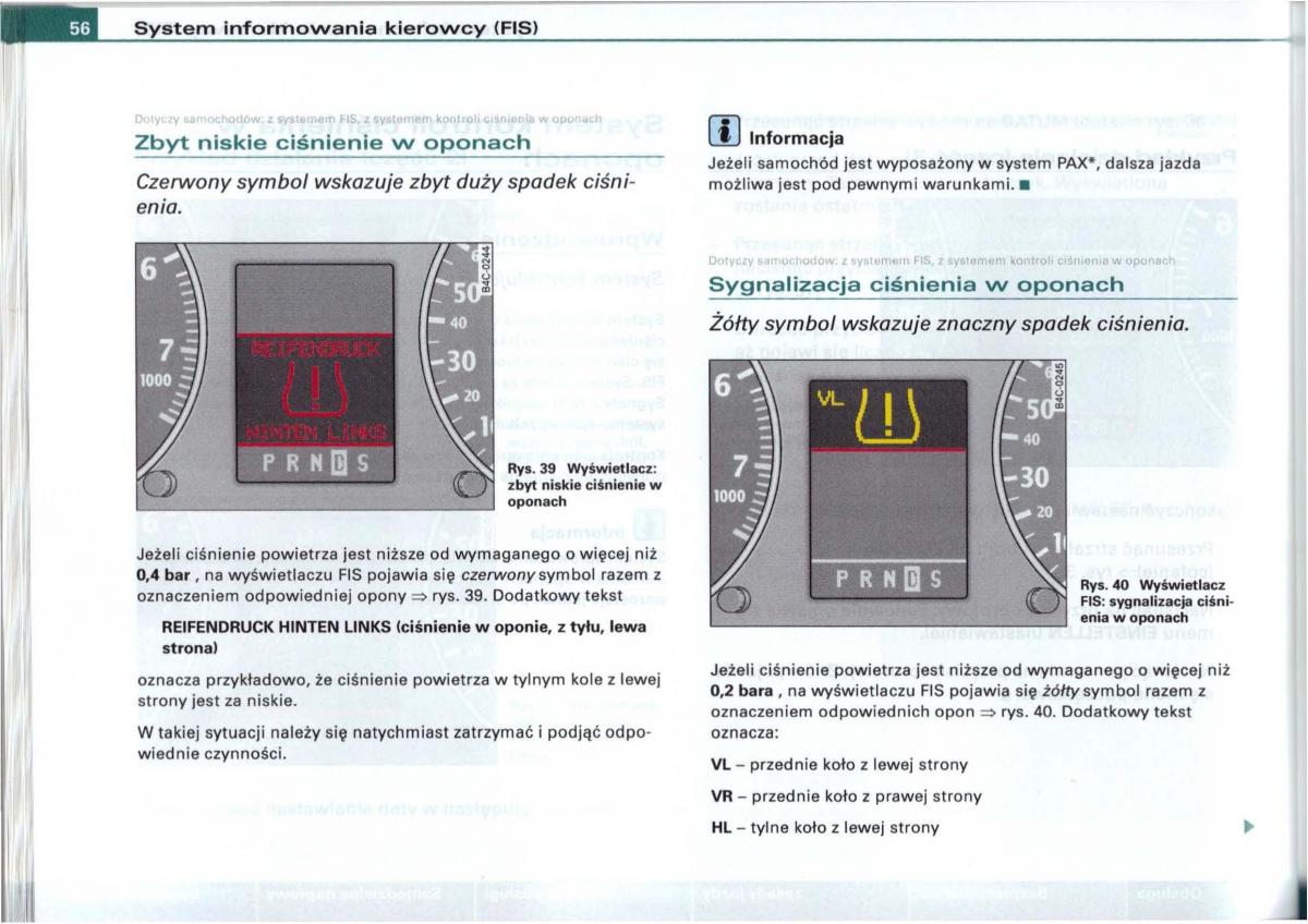 Audi A6 C5 instrukcja obslugi / page 53