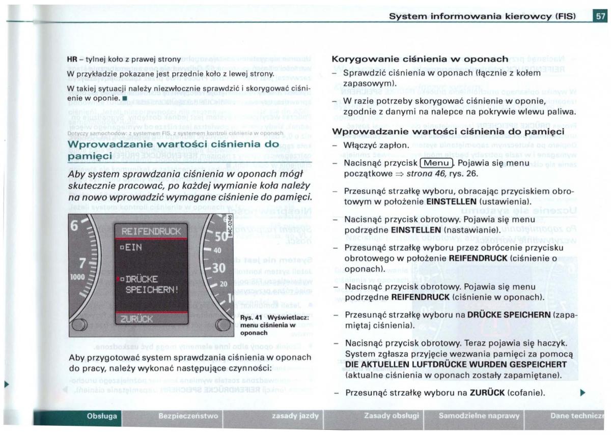 Audi A6 C5 instrukcja obslugi / page 54