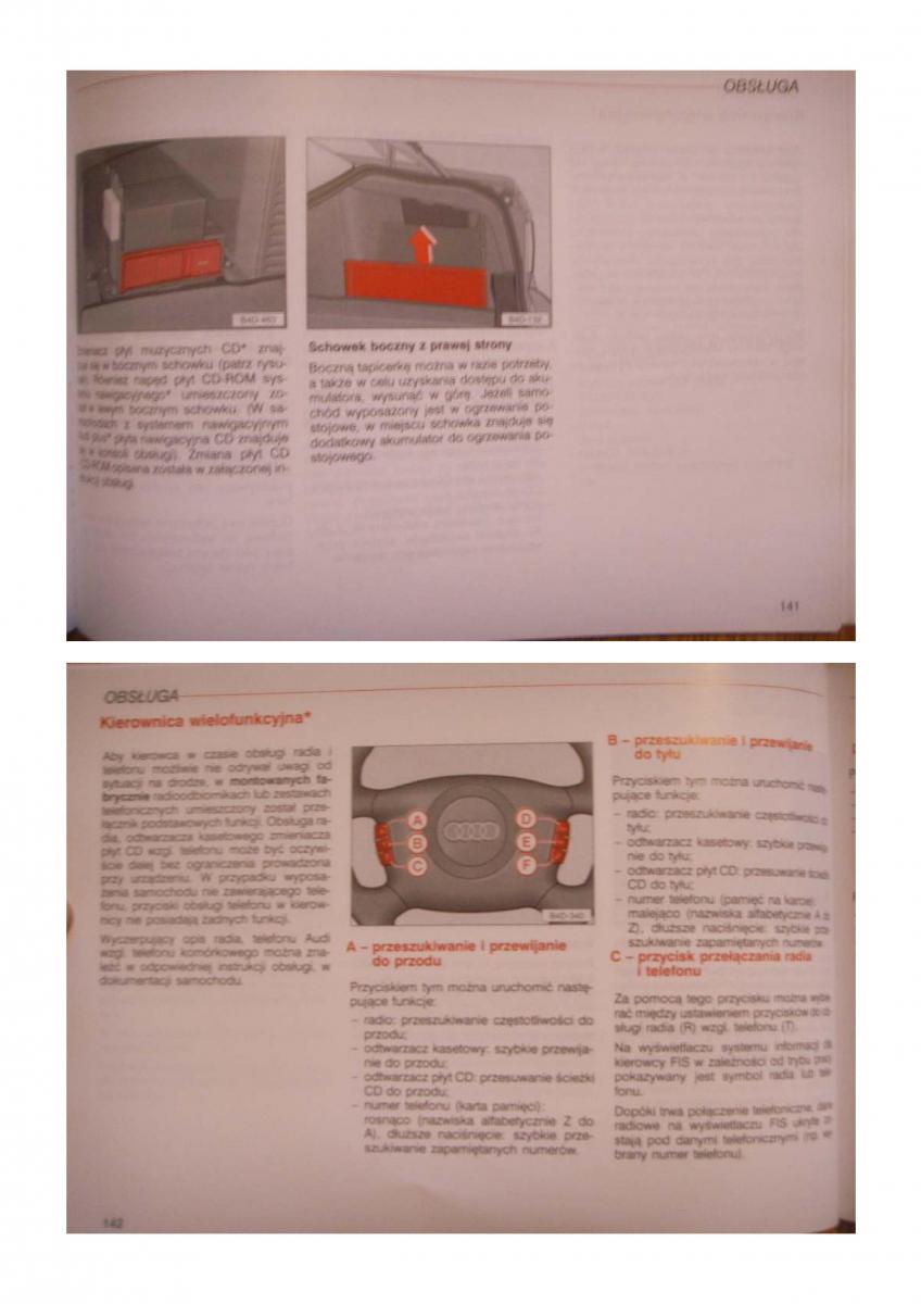 Audi S8 D2 instrukcja obslugi / page 70