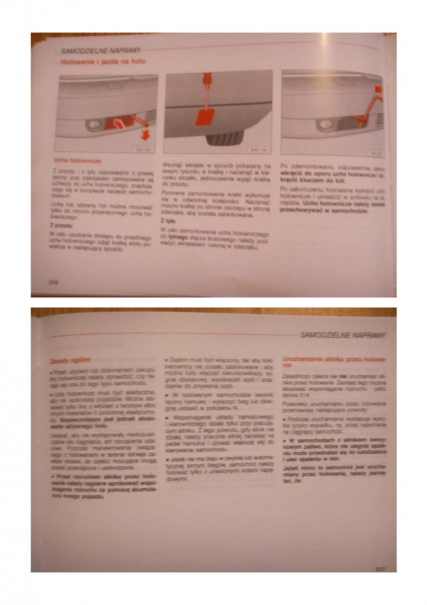 Audi S8 D2 instrukcja obslugi / page 107