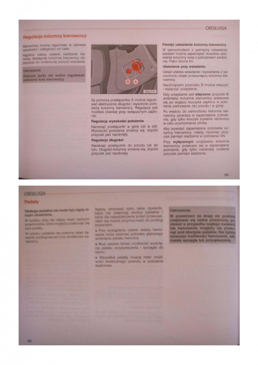 Audi S8 D2 instrukcja obslugi / page 33