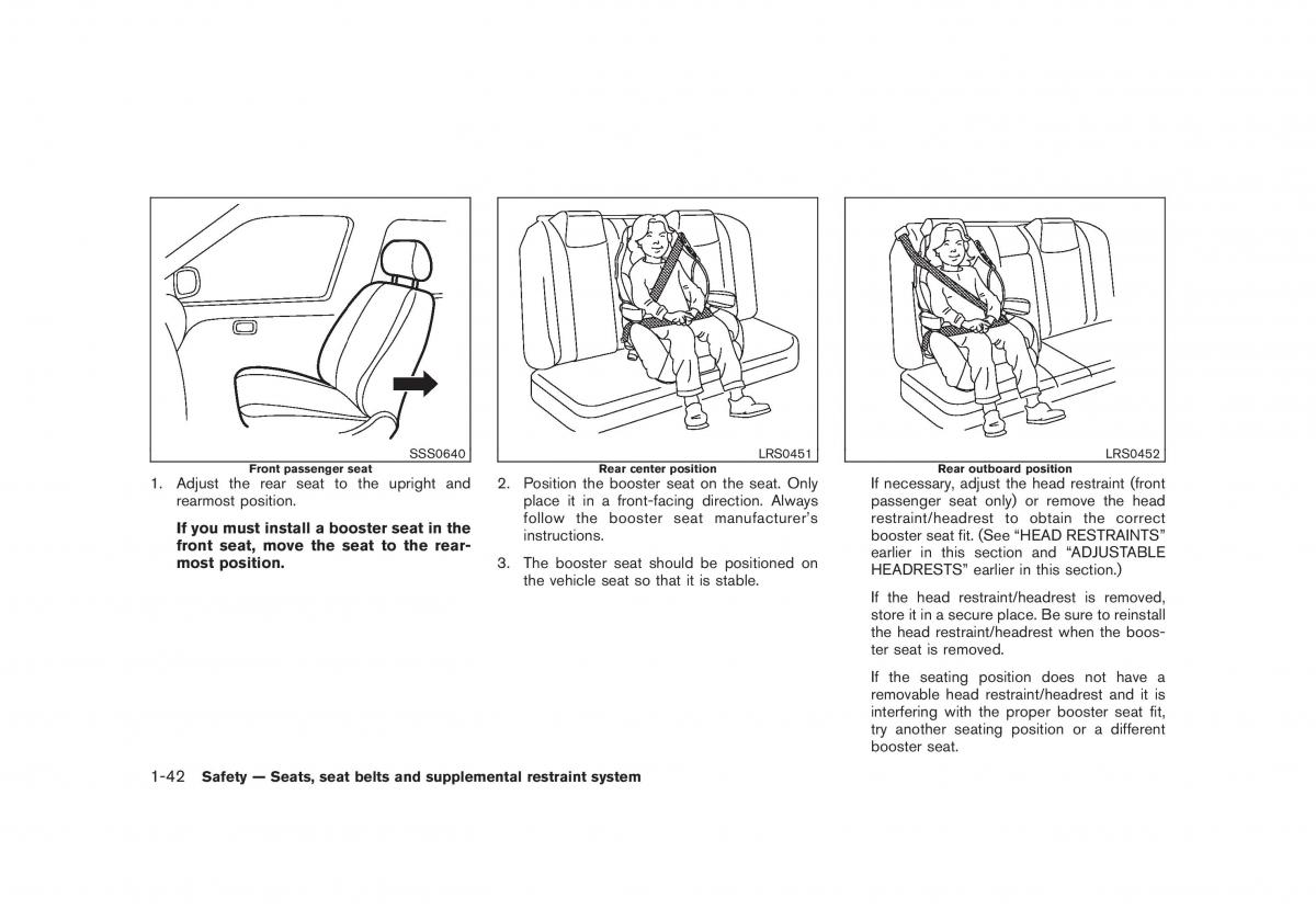 Nissan Cube III 3 owners manual / page 58