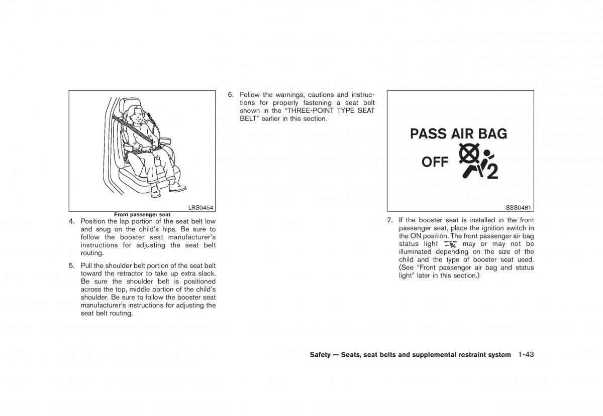 Nissan Cube III 3 owners manual / page 59