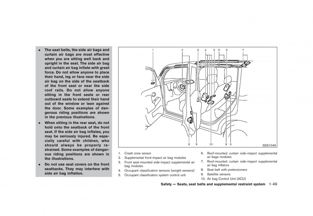 Nissan Cube III 3 owners manual / page 65