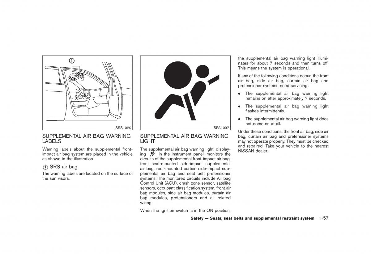 Nissan Cube III 3 owners manual / page 73