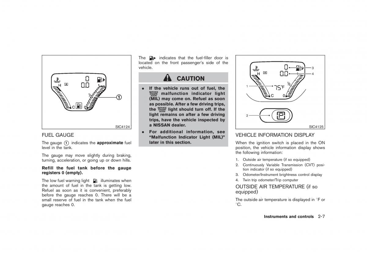 Nissan Cube III 3 owners manual / page 81