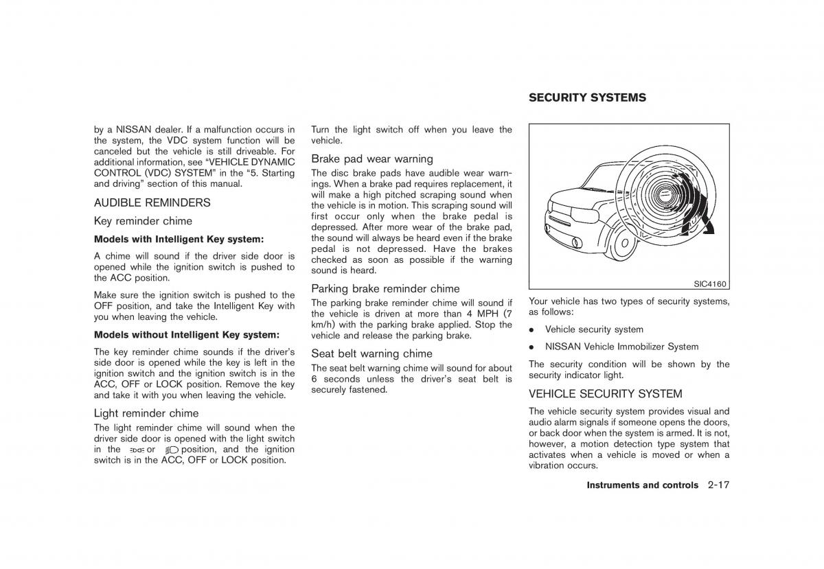 Nissan Cube III 3 owners manual / page 91