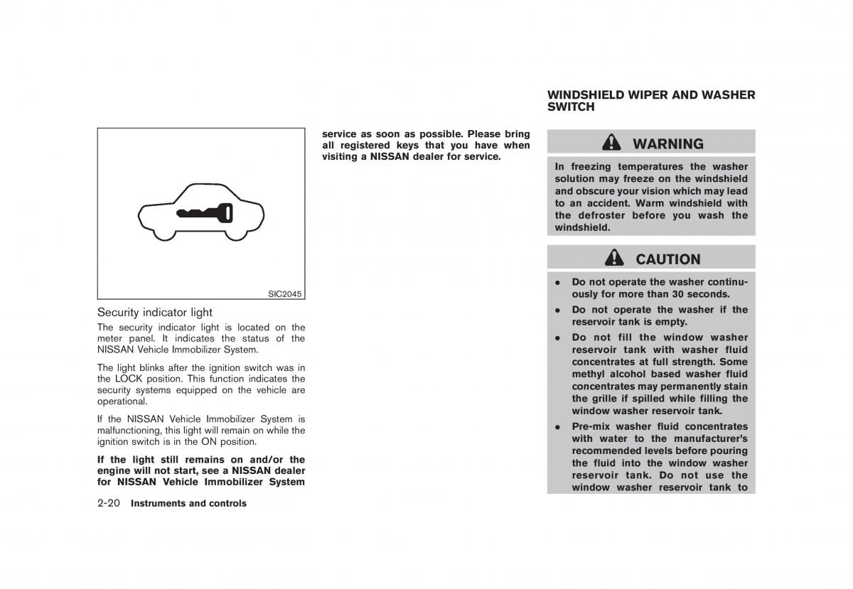 Nissan Cube III 3 owners manual / page 94