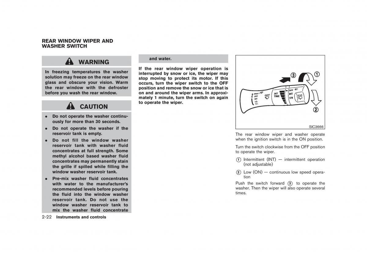 Nissan Cube III 3 owners manual / page 96