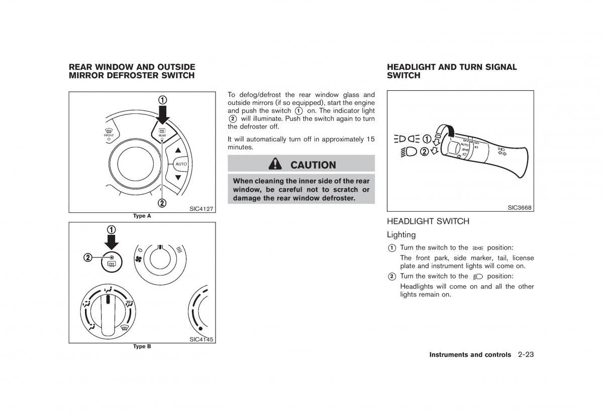 Nissan Cube III 3 owners manual / page 97